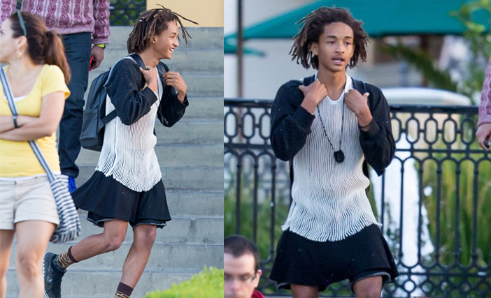 Was that Will Smith's son Jaden wearing a dress