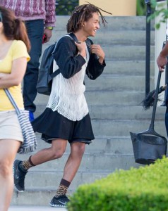 Jaden Smith in Calabasas California