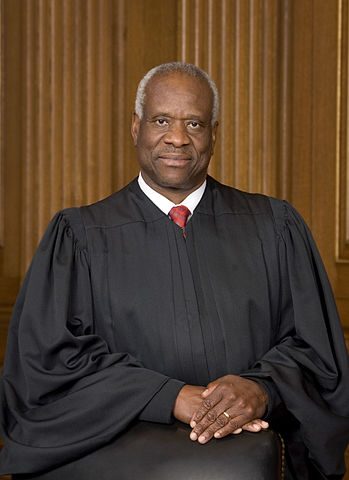 Clarence-Thomas Justice Clarence Thomas was the only dissenting voice as the Supreme Court let the Grimm ruling stand.