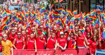 Delta Airlines at New York City's Pride Festival