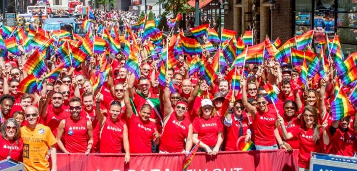 Delta Airlines at New York City's Pride Festival