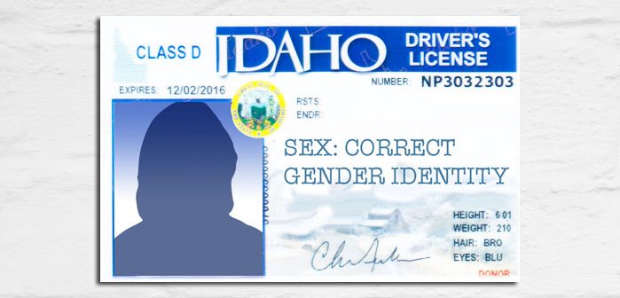 Idaho Transgender License
