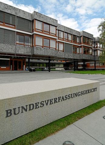 Bundesverfassungsgericht Karlsruhe Germany's Federal Constitutional Court, outside building view