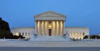 US Supreme Court at Night