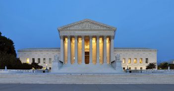 Transgender Discrimination Case Approaches Supreme Court US Supreme Court at Night